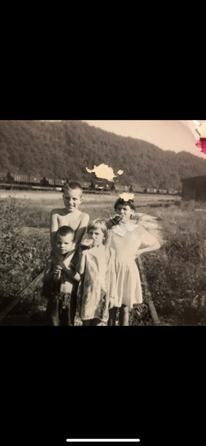 Family photo, Johnson County, circa 1950s. Hannah West's 