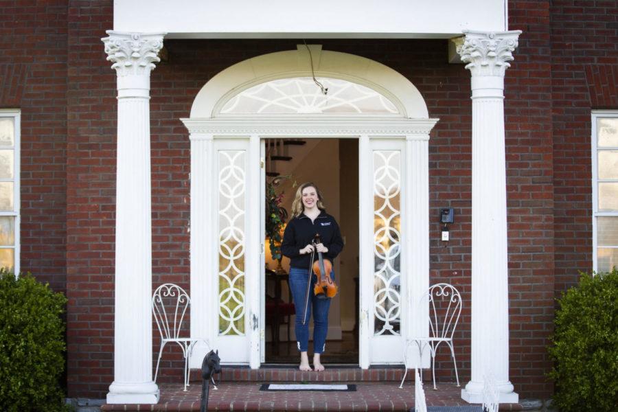 UK+sophomore+music+major+Katherine+Goble+poses+for+a+portrait+on+her+front+porch+on+Thursday%2C+April+16%2C+2020%2C+in+Lexington%2C+Kentucky.+Photo+by+Arden+Barnes+%7C+Staff