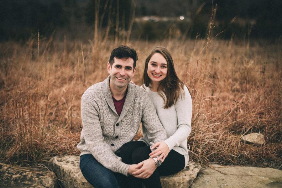 UK alum Becca Clemons and her fiance Matt Callahan, both employees of the Washington Post, pose for engagement photos in Louisville in December of 2019. Photo provided by Clemons and taken by Sarah Katherine Davis Photography.