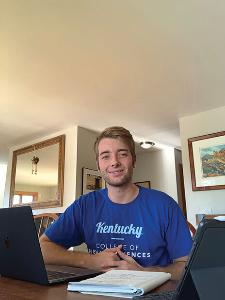 Bron Bourque, a UK freshman, poses for a portrait taken over FaceTime on Wednesday, Sept. 30, 2020. Photo by Jack Weaver | Staff