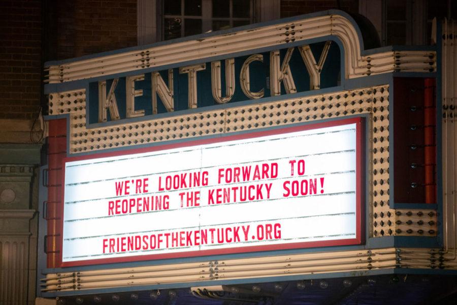 The Kentucky Theater on Wednesday, Oct. 20, 2021, in Lexington, Kentucky. Photo by Michael Clubb | Staff