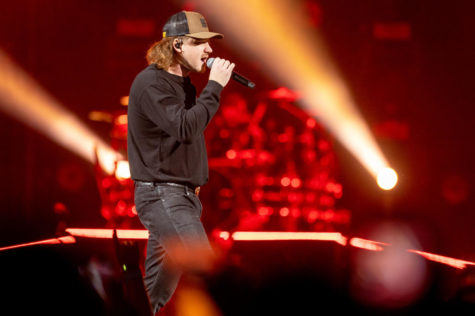 Morgan Wallen performs during The Dangerous Tour on Friday, Dec. 3, 2021, at Rupp Arena in Lexington, Kentucky. Photo by Jack Weaver | Staff