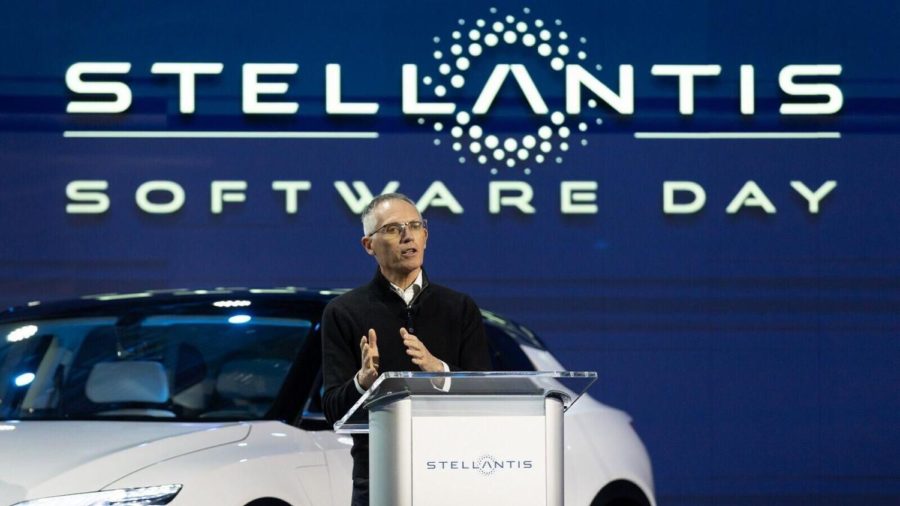 During a presentation at Stellantis Software Day, company CEO Carlos Tavares discussed the automakers plans to deploy next-generation tech platforms and build on existing connected vehicle capabilities to transform how customers interact with their vehicles. (Stellantis)