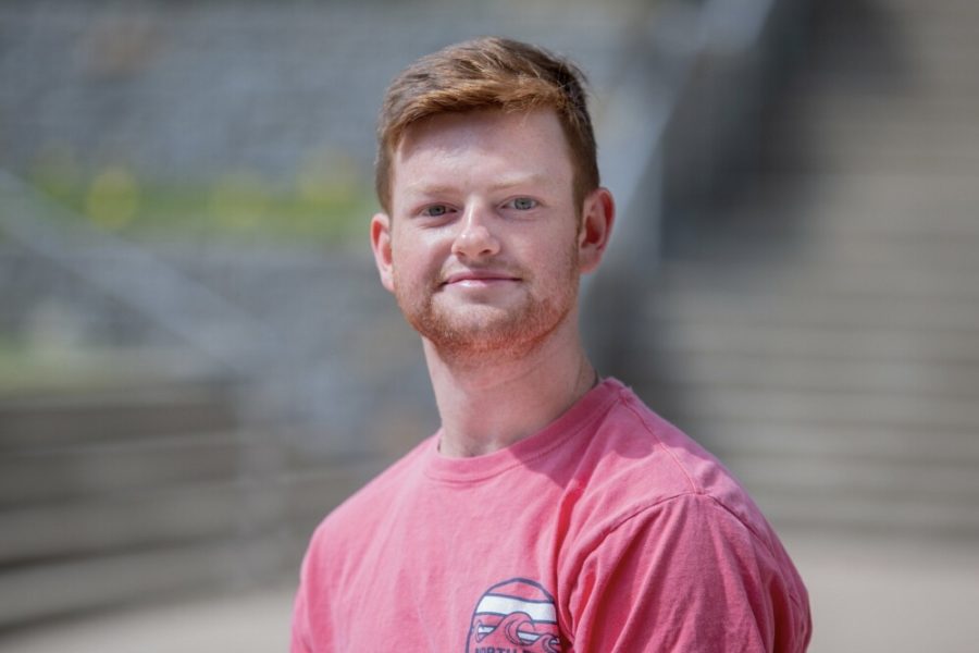 Christian O’Grady poses for a photo on Friday, Sept, 2, 2022, at the University of Kentucky in Lexington, Kentucky. Photo by David Falade | Kentucky Kernel