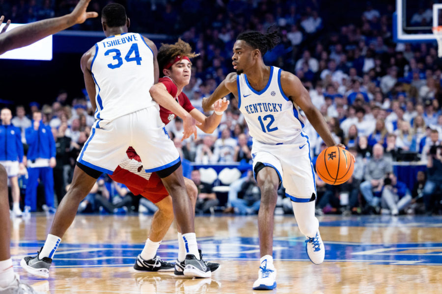 during+the+Kentucky+vs.+Arkansas+mens+basketball+game+on+Tuesday%2C+Feb.+7%2C+2023%2C+at+Rupp+Arena+in+Lexington%2C+Kentucky.+Photo+by+Jack+Weaver+%7C+Staff