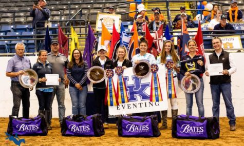 The University of Kentucky Wildcats Team win the 2021 Intercollegiate National Championship. Photo provided by the USEA
