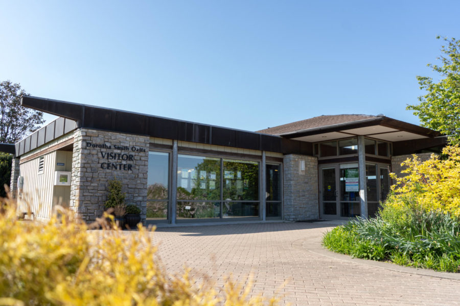 The Dorotha Smith Oatts Visitor Center is due for construction on Thursday, May 4, 2023, at The Arboretum, State Botanical Garden of Kentucky in Lexington, Kentucky. Photo by Carter Skaggs | Staff