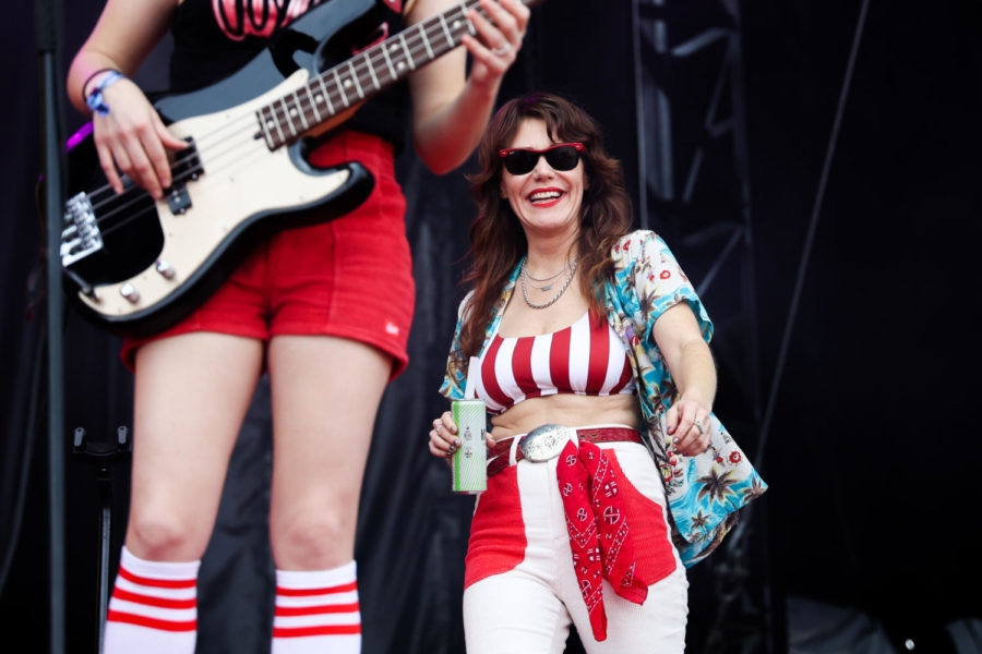 Jenny Lewis performs on Saturday, June 3, 2023, during the Railbird music festival at the Red Mile infield in Lexington, Kentucky. Photo by Abbey Cutrer | Staff