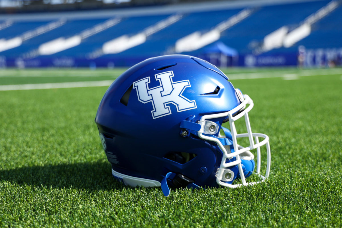 Kentucky Wildcats football Media Day on Friday, Aug. 4, 2023, at Kroger Field in Lexington, Kentucky. Photo by Abbey Cutrer | Staff