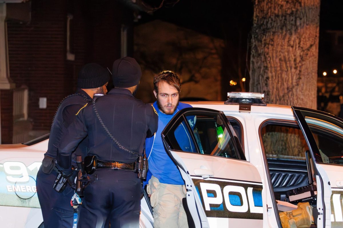 Former University of Kentucky student Timothy Umstead, 19, was arrested at 209 University Ave. on Feb. 7, 2024 in Lexington, Ky. Photo by Matthew Mueller | Staff