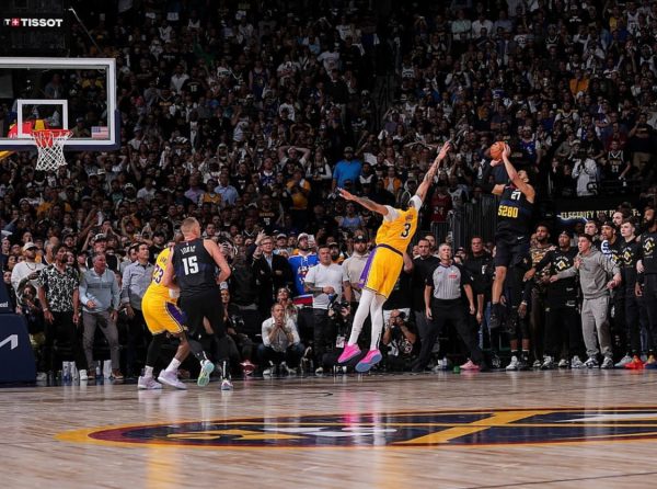Jamal Murrays game-winning jump shot. Image sourced from Instagram @nuggets