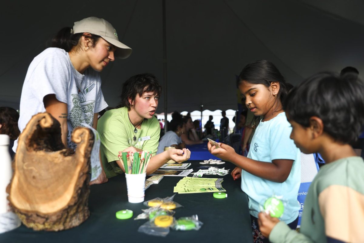 Sustainability partners table on Sept. 19, 2024 at Greg Page Lawn in Lexington, Kentucky. Photo by Carter Skaggs | UKphoto