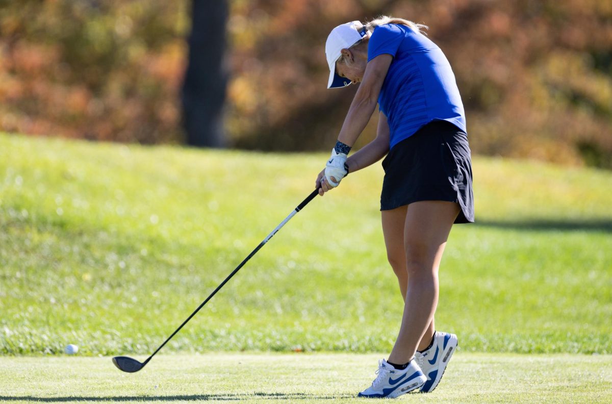 Kentucky women's golf sophomore Brooke
Oberparleiter at the Bettie Lou Evans Invitational at Keene Trace Golf Club in Nicholasville, Kentucky. Photo provided by UK Athletics