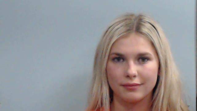 Sophia Rosing's mugshot from the Fayette County jail website.