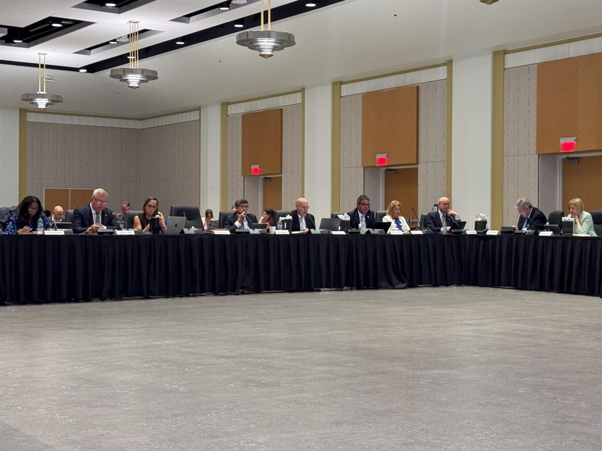 University of Kentucky Board of Trustees vote during the Board of Trustees meeting on Friday, June 13, 2025, at University of Kentucky in Lexington, Ky. Photo by Cara Raiford | Staff