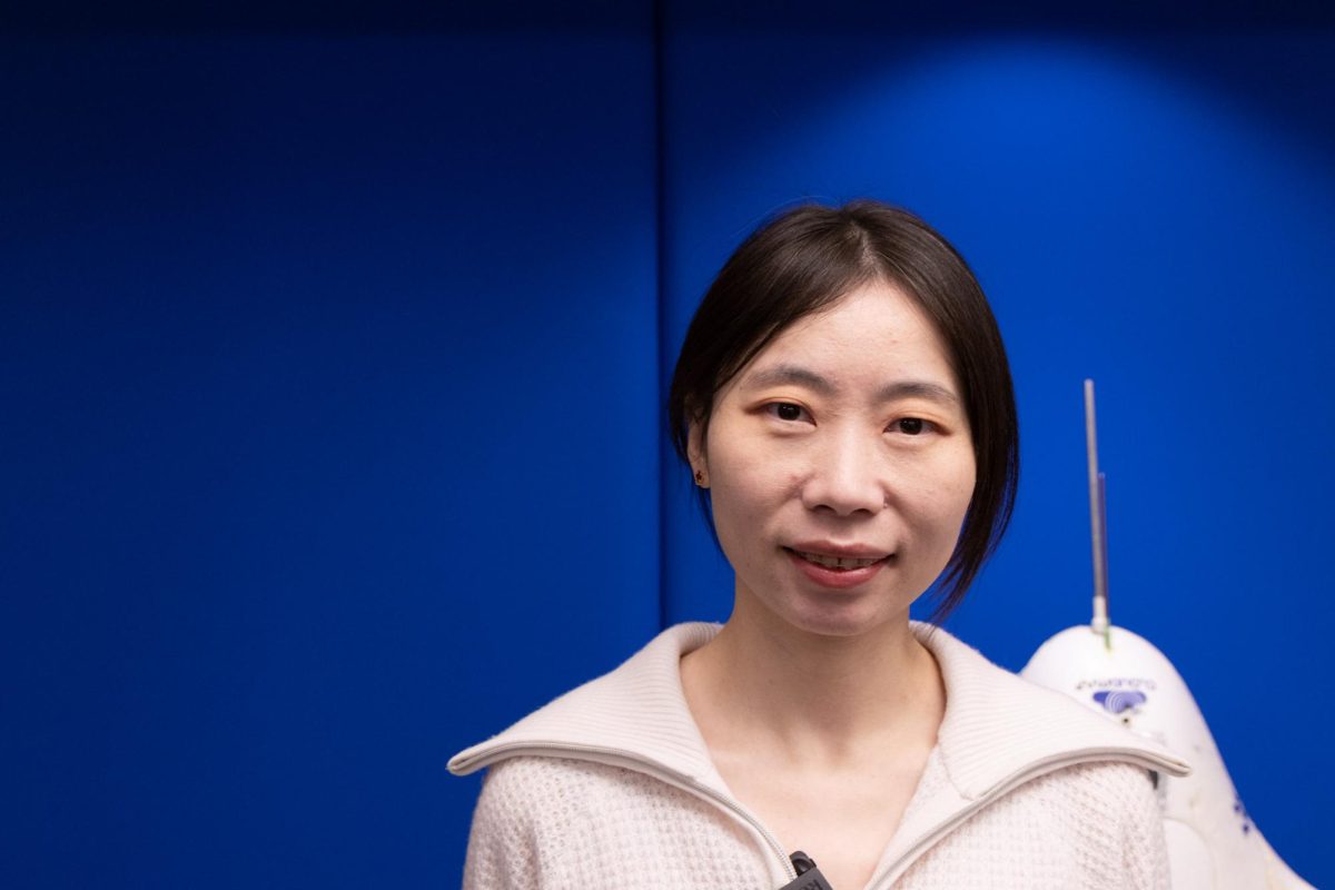 Biyun Xie, Assistant Professor for University of Kentucky's Department of Electrical and Computer Engineering, poses for a photo on Monday, Dec. 1, 2025, at the Grehan Journalism building in Lexington, Ky. Photo by Sammy Wynn | Staff