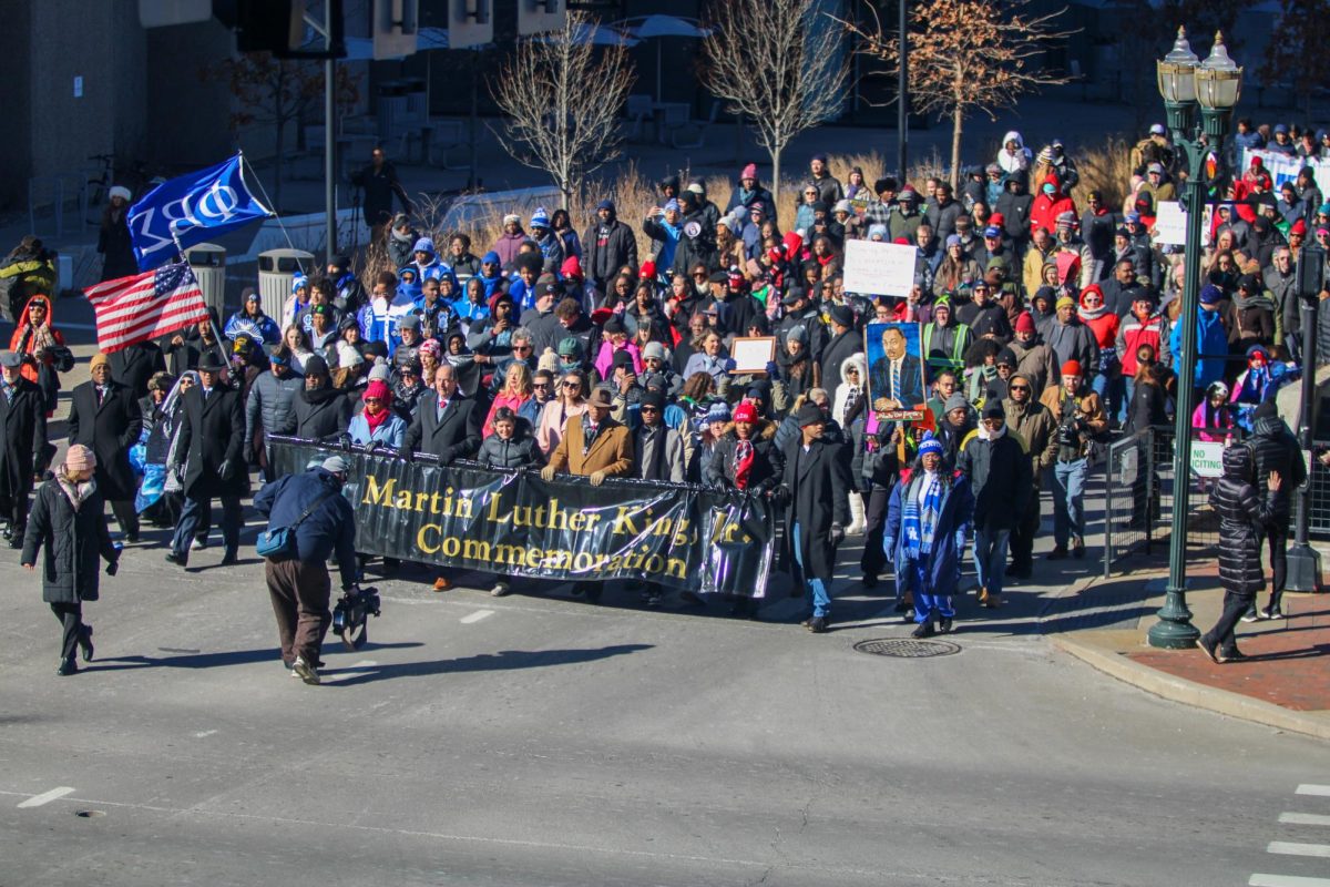 The 2026 Martin Luther King Jr. Freedom March begins outside of the Central Bank Center in downtown Lexington on January 19, 2026, in Lexington, Ky.   | Photo by Holly Netzley.

