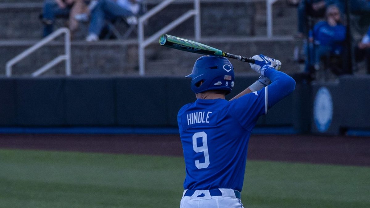 Kentucky infielder Ethan Hindle waits for a pitch during the baseball game against Ball State on Tuesday, March 10, 2026, at Kentucky Proud Park in Lexington, Ky. Kentucky won 10-3. Photo by Xavier Patterson | Kentucky Kernel