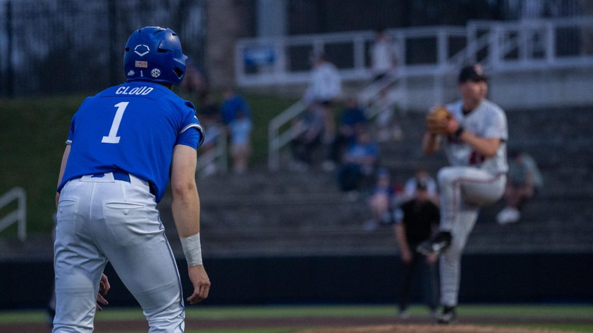 Kentucky infielder Caeden Cloud watches the pitcher during the baseball game against Ball State on Tuesday, March 10, 2026, at Kentucky Proud Park in Lexington, Ky. Kentucky won 10-3. Photo by Xavier Patterson | Kentucky Kernel